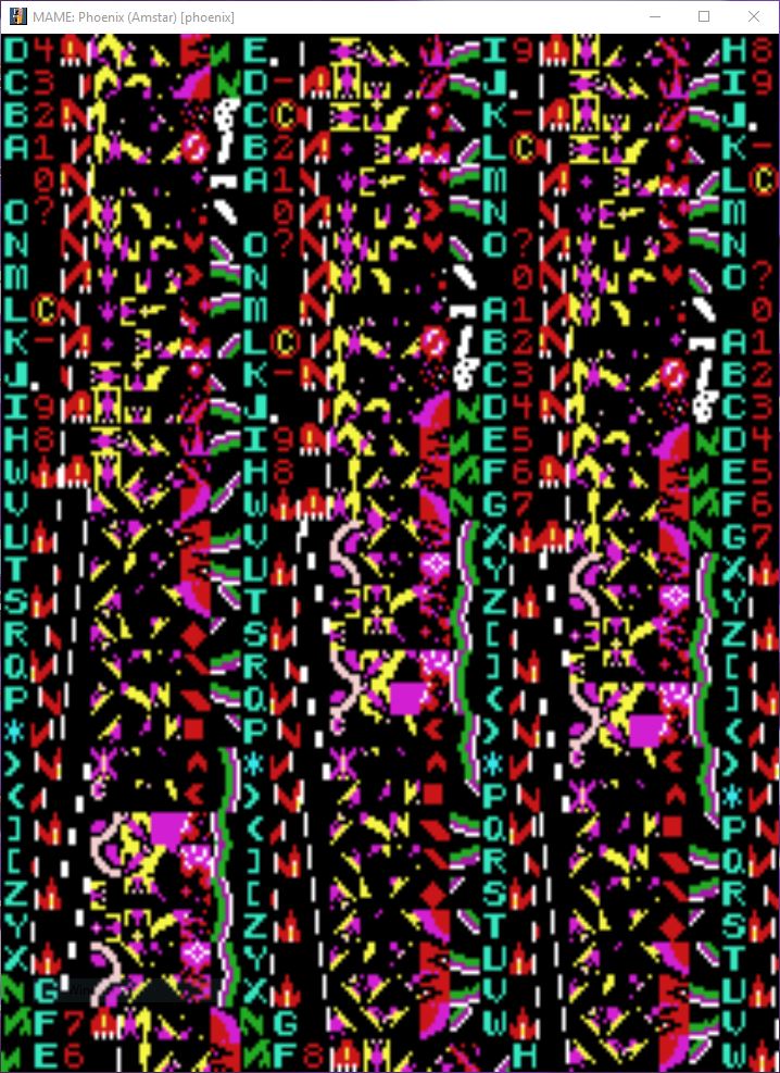 Phoenix and Pleiads test ROM | ukVac: UK's Video Arcade Collecting
