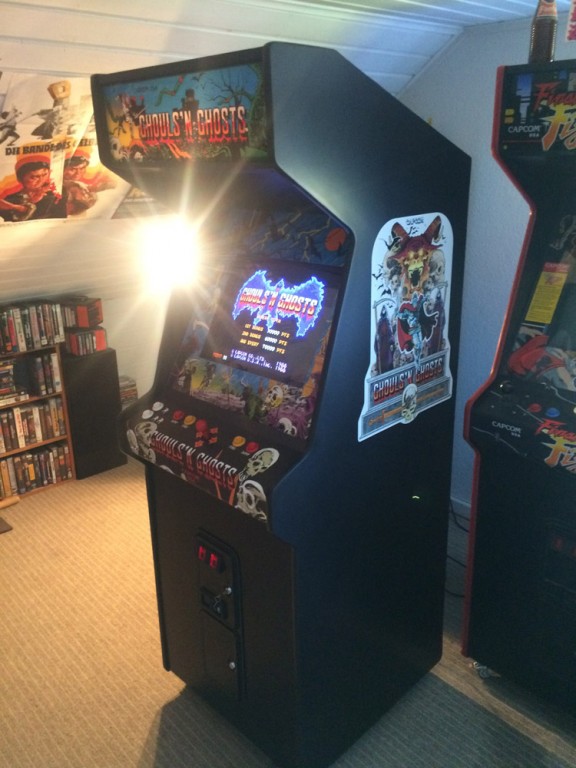 Stickers Bartop Ghouls'n Ghosts - Autocollant Pour Borne D'arcade - PM88