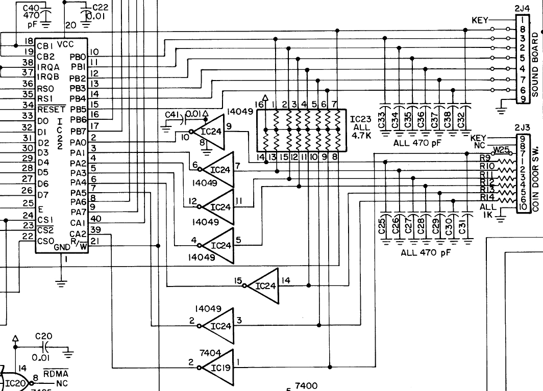 Defender Interface Board problem | ukVac: UK's Video Arcade Collecting